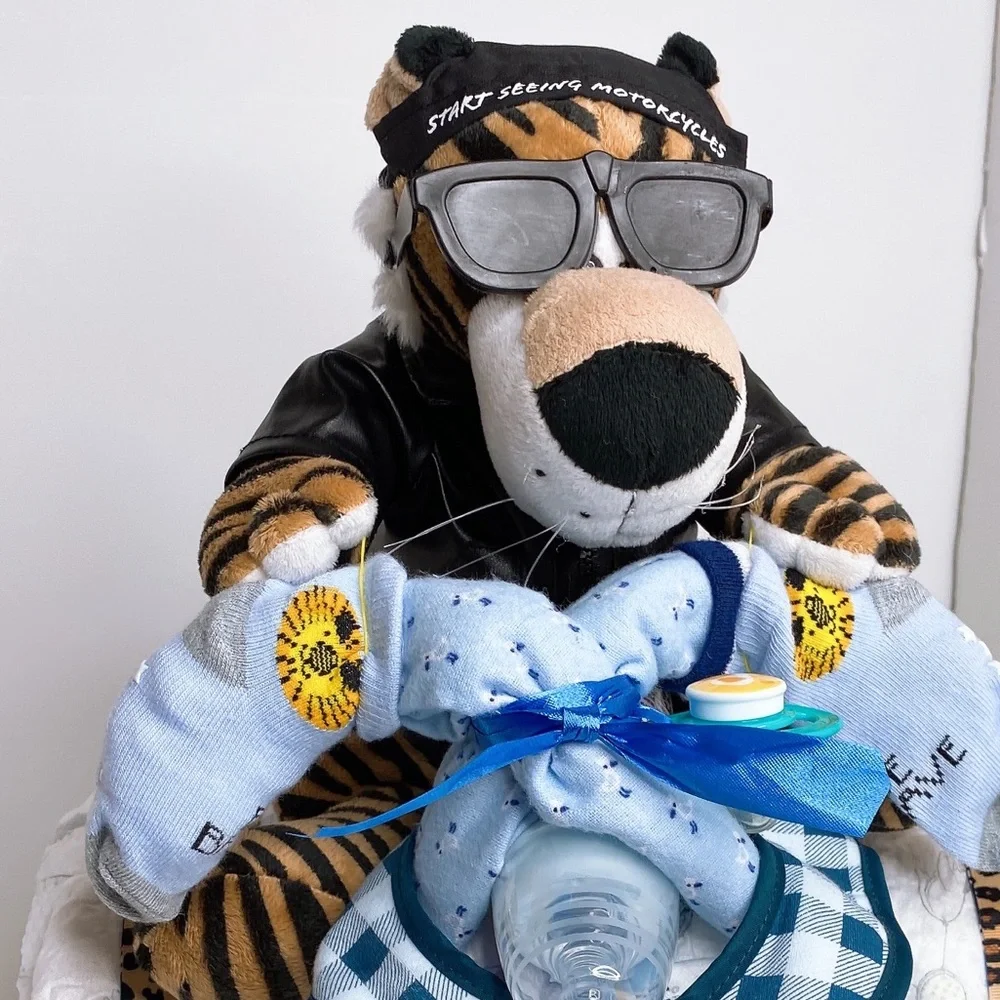 Motorcycle Diaper Cake